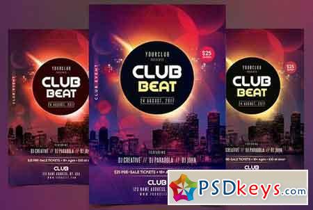 Club Beat - PSD Flyer Template 1759610