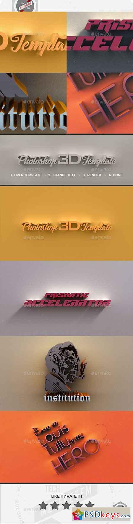 3D Photoshop Template 3 20234918