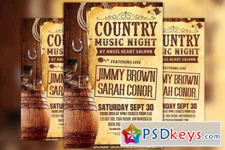 Country Music Night Vol 2 Flyer 1773339