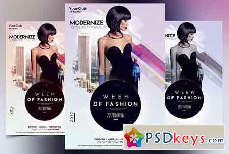 Week of Fashion - PSD Flyer 1827695