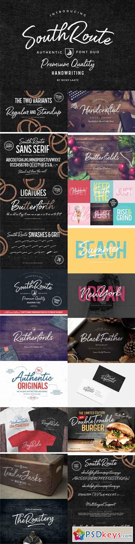 South Route Font Duo & Extras 1814767