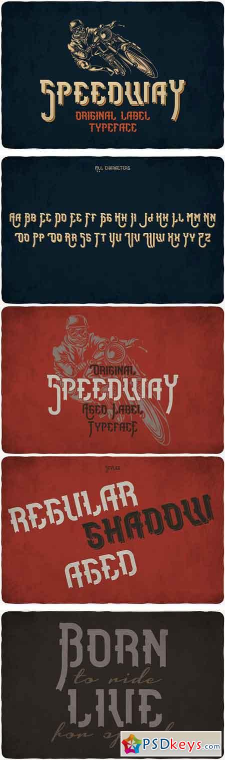 Speedway Typeface 1827187