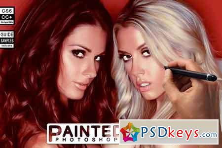 Painted Look - Photoshop Action 1292295