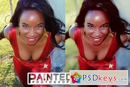 Painted Look - Photoshop Action 1292295
