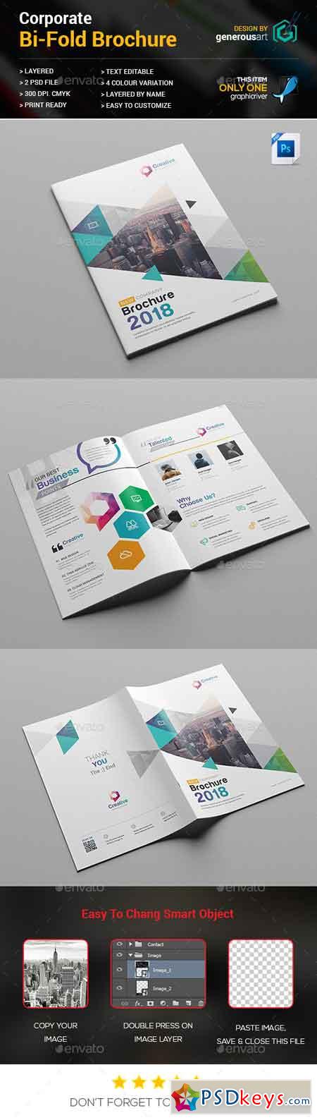 Bi-Fold Brochure Template 20601182