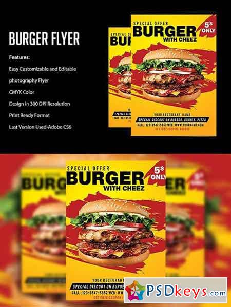 Burger Flyer Template 1781786