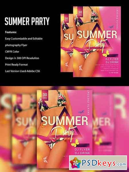 Summer Party Flyers 1782354