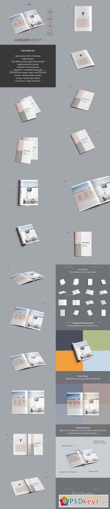 A4 Brochure Mockup 16643215