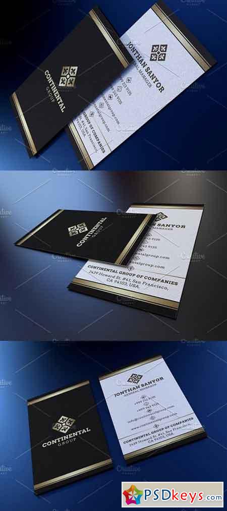Gold and Black business card #54 1792831