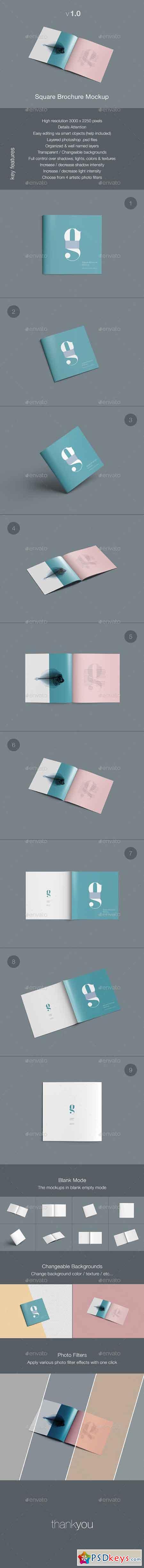 Square Brochure Mockup 16479532