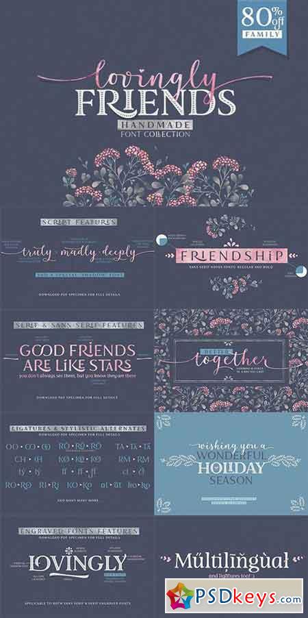 Lovingly Friends Fonts 1782895
