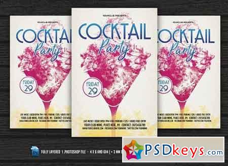 Cocktail Party Flyer 1593564