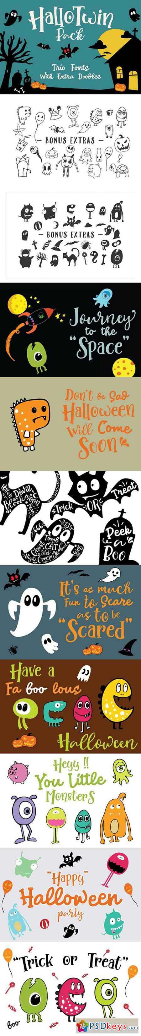 HalloTwin Font Pack 1807905