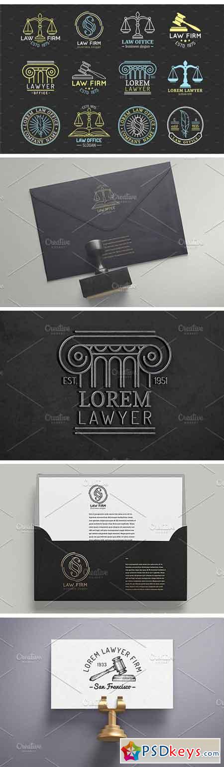 Law Office Logos 1802981 » Free Download Photoshop Vector Stock image ...