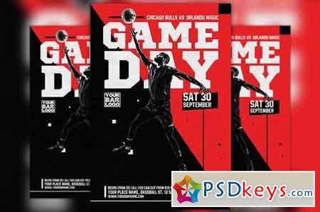 Basketball Game Day Vol 2 Flyer 1821062