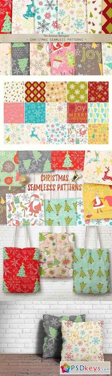 Christmas Seamless Patterns 366710