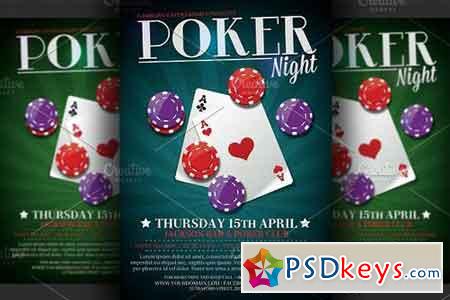 Poker Night Flyer Template 62028