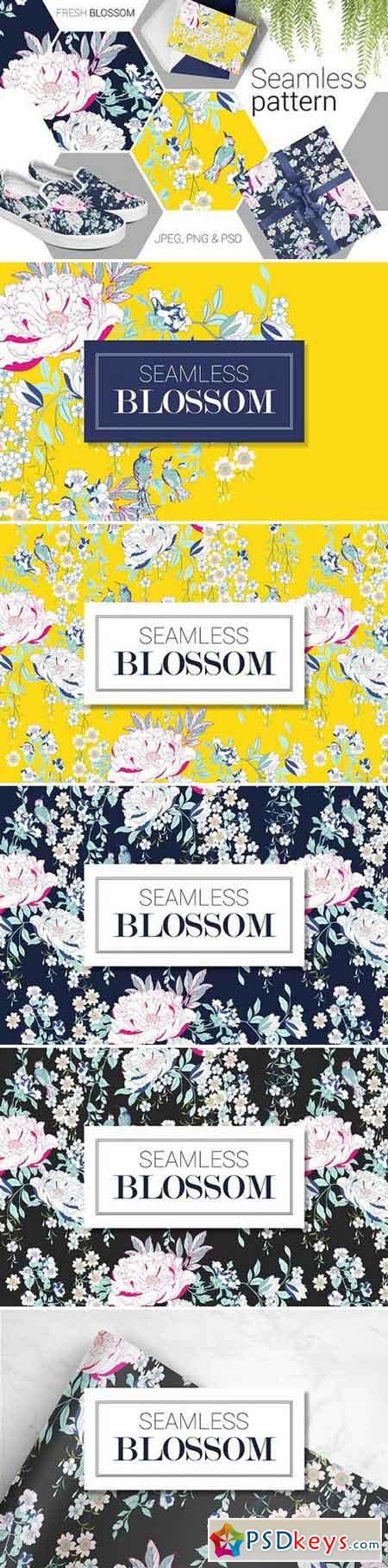 Fresh Blossom! Seamless Repeat 1745404
