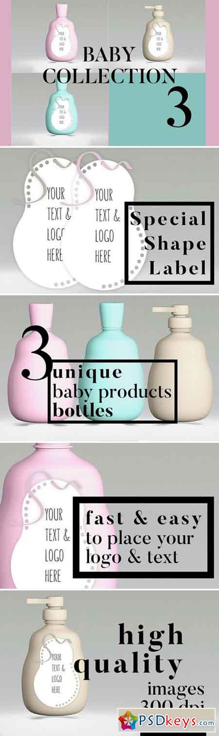 Baby products mockup 1820436