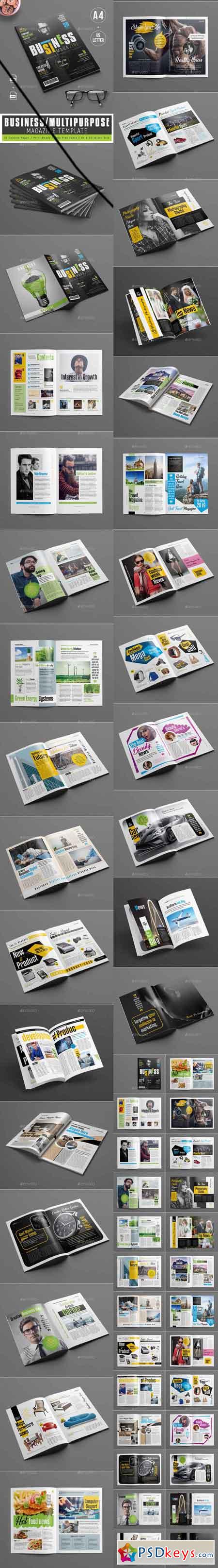 Business Multipurpose Magazine Template 20442799