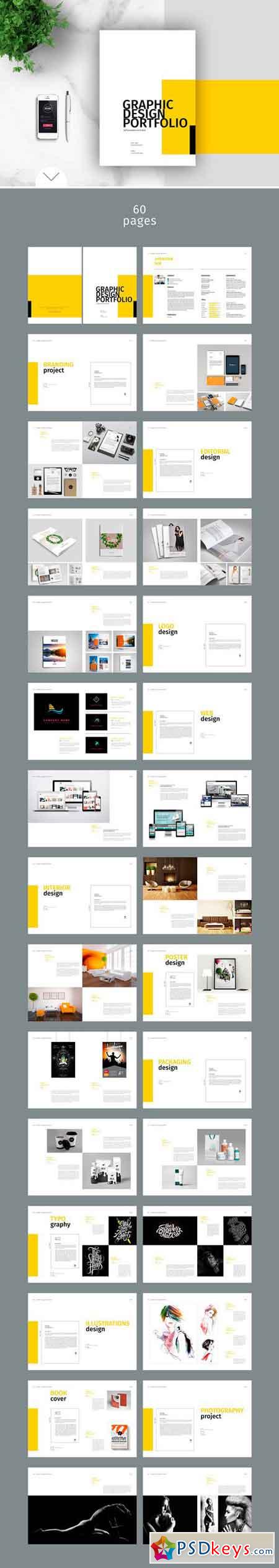 Graphic Design Portfolio Template 1830802