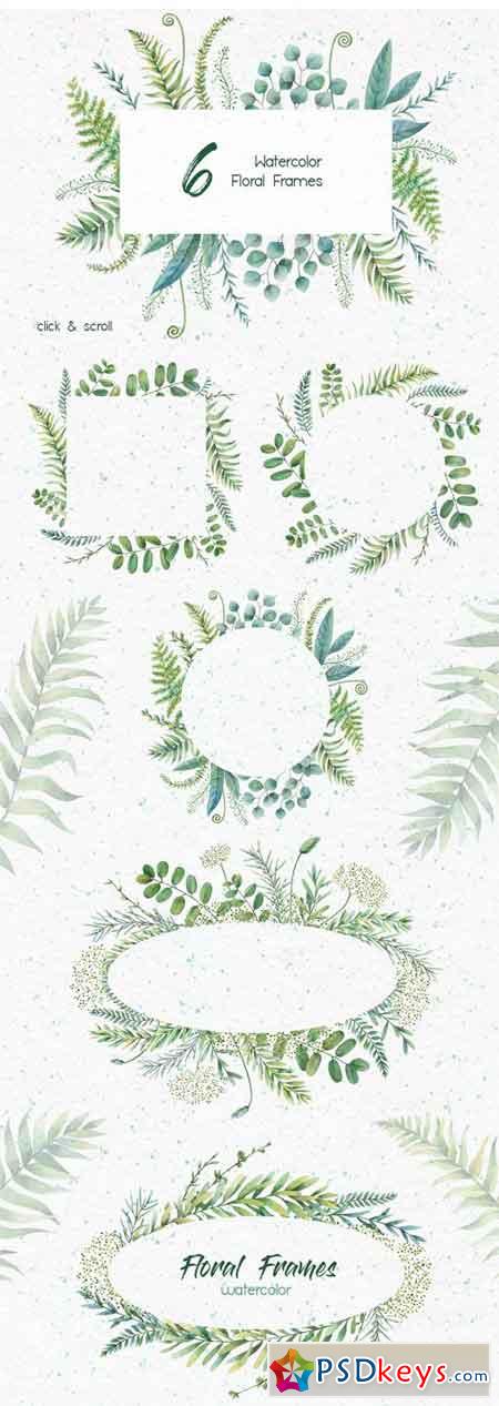 Watercolor Herbs Clipart Collection 1818264