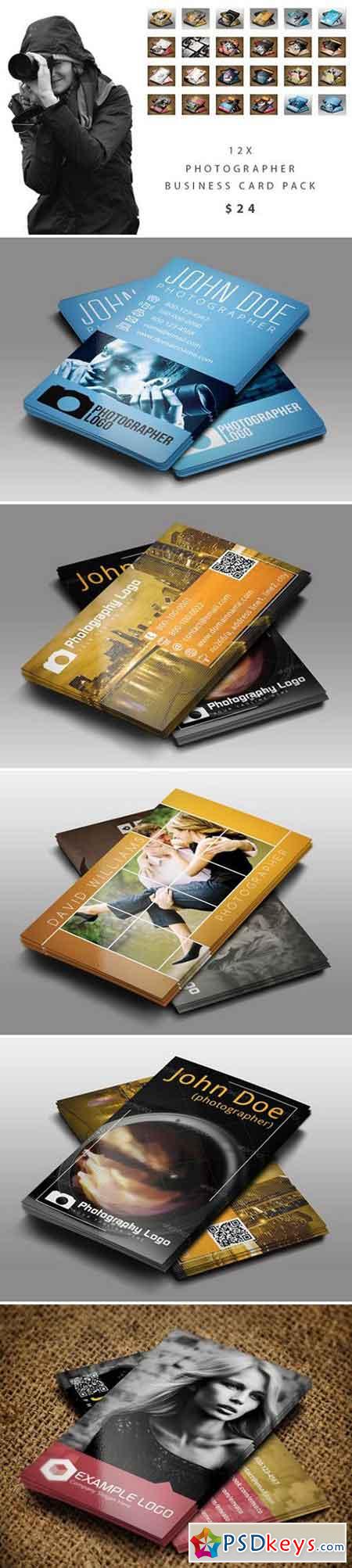 12 Photographer Business Cards 1655291
