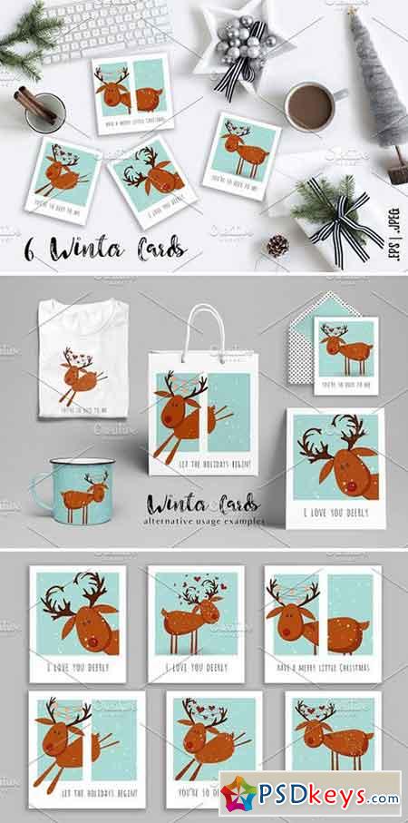 Cute Winter Cards - 2 1782798