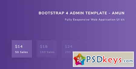 Bootstrap 4 Admin Template - Amun 19648333