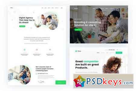 Gulluly Business & Agency PSD Template