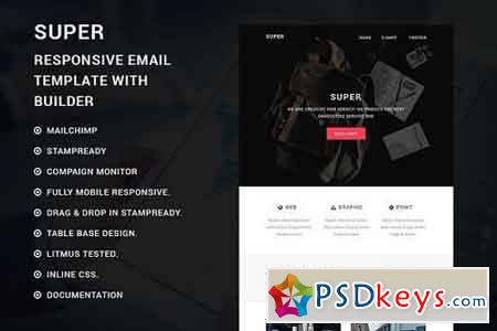 Super - Responsive Email Template 790779