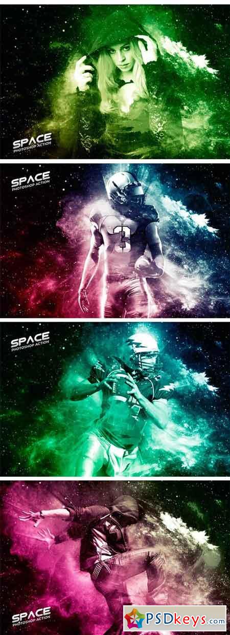 Space Photoshop Action 1851755