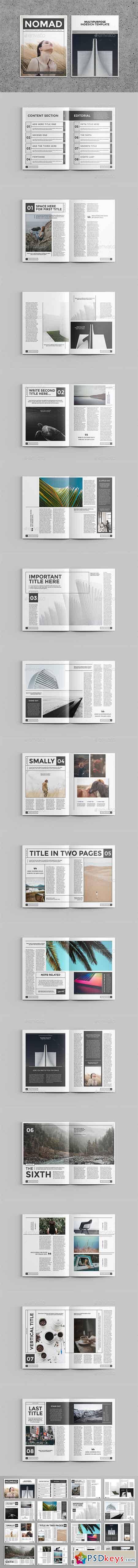 Nomad Magazine Template 20598779