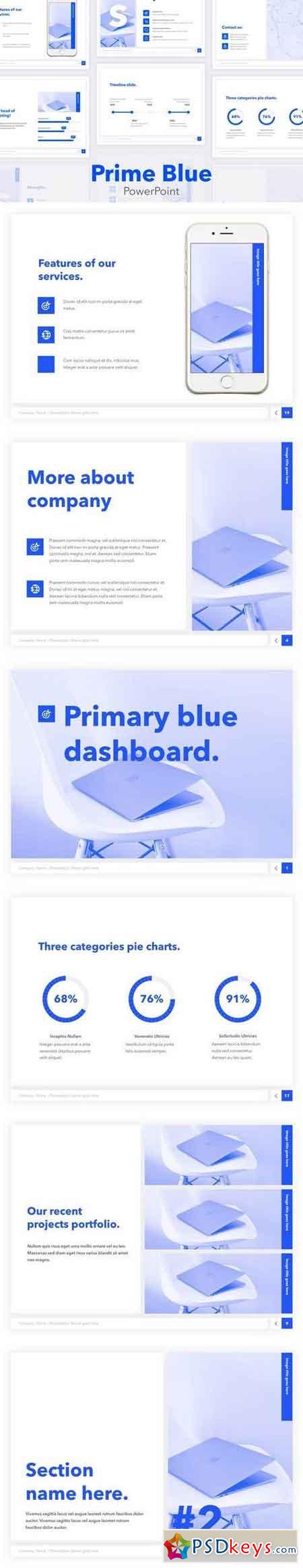 Prime Blue PowerPoint Template