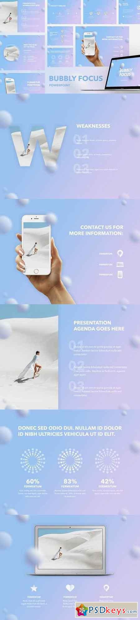 Bubbly Focus PowerPoint Template