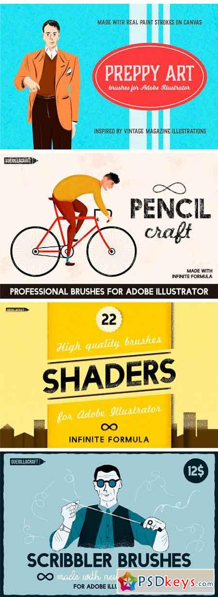 Big Bundle of Illustrator Brushes 1880993