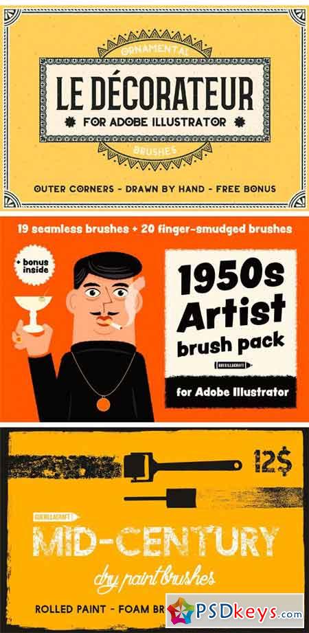 Big Bundle of Illustrator Brushes 1880993