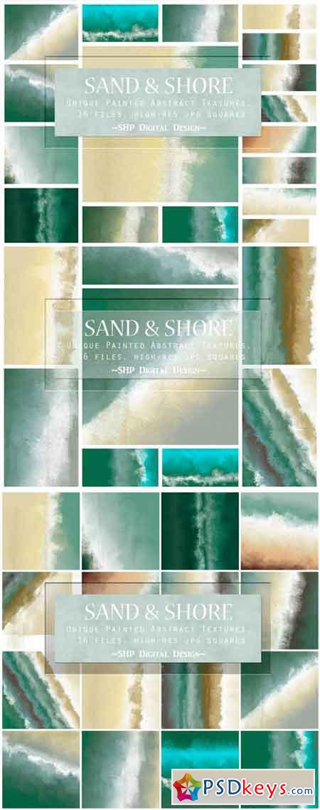 Sand & Shore Beach Texture Abstract 1867993