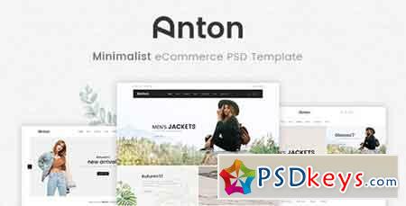 Anton - Ecommerce PSD Template 20588579