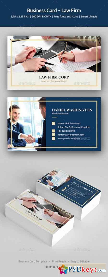 Business Card  Law Firm 20702008