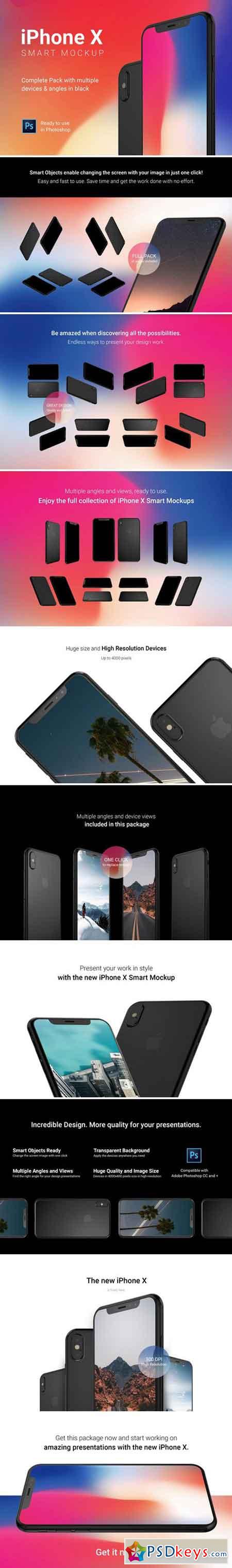 iPhone X Mockup Full Package 1852843