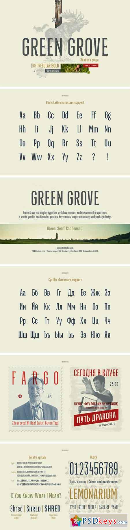 Green Grove 3 Fonts 1775706