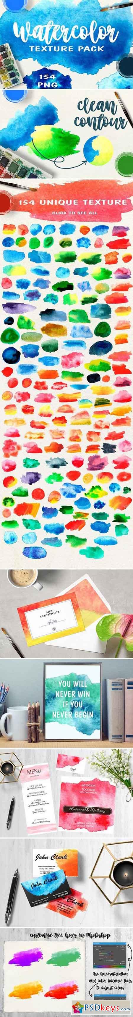 Watercolor Texture Pack 1776141