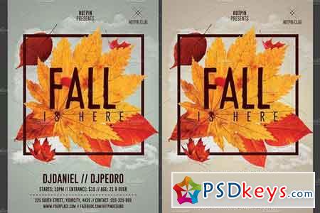 Fall Party Flyer Template 1870751
