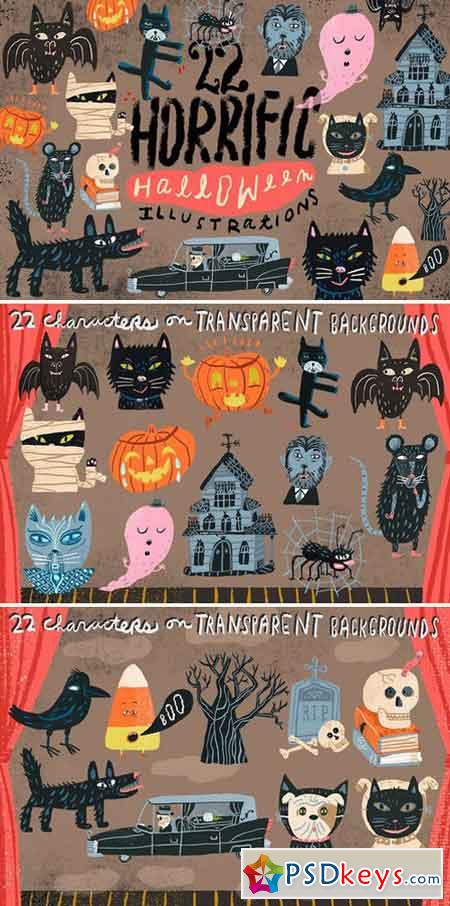 22 Horrific Halloween Illustrations 1864108
