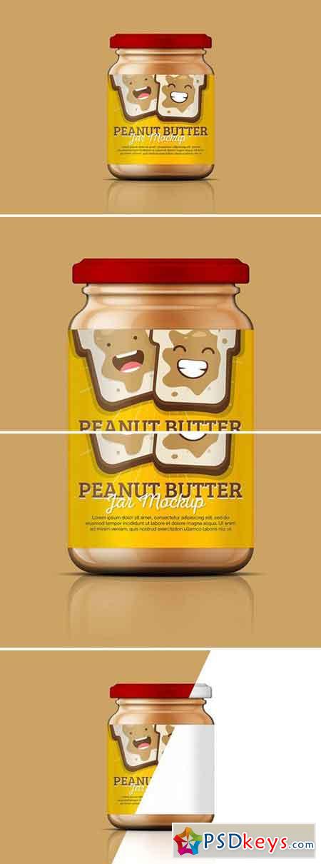 Peanut Butter Jar Mockup 1884520