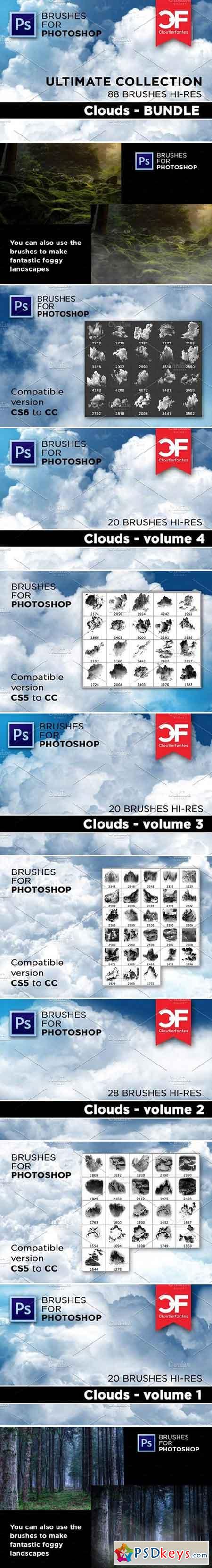 Ultimate Clouds brushes Collection 1853509