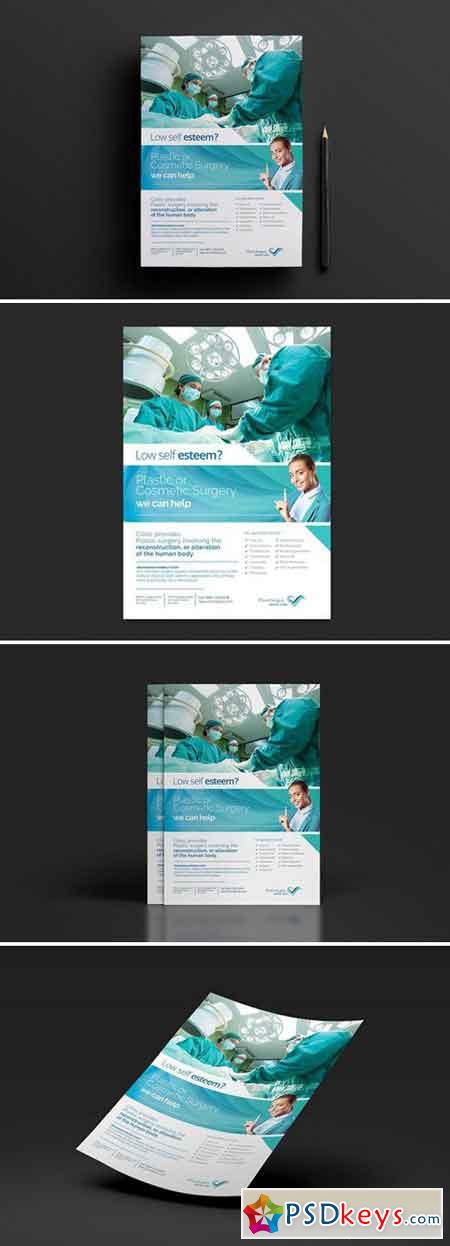 A4 Plastic Surgery Poster Template 1628478