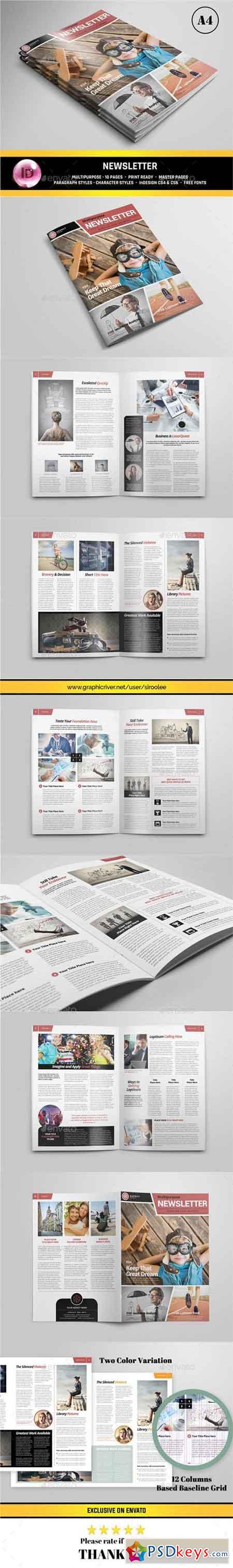 Newsletter Template 13150249