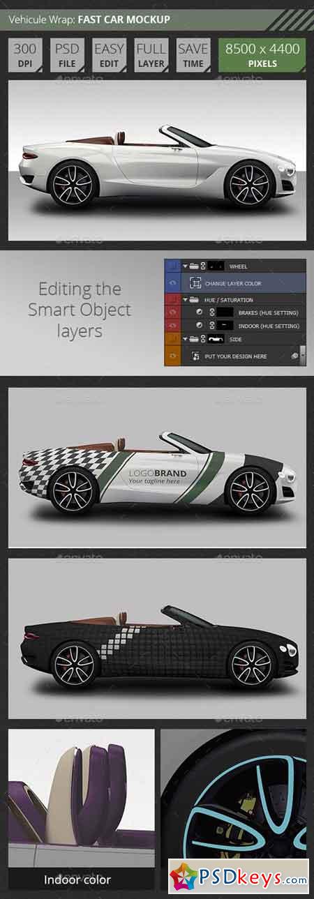 Easy Mockup For Bentley Fast Car 20716670